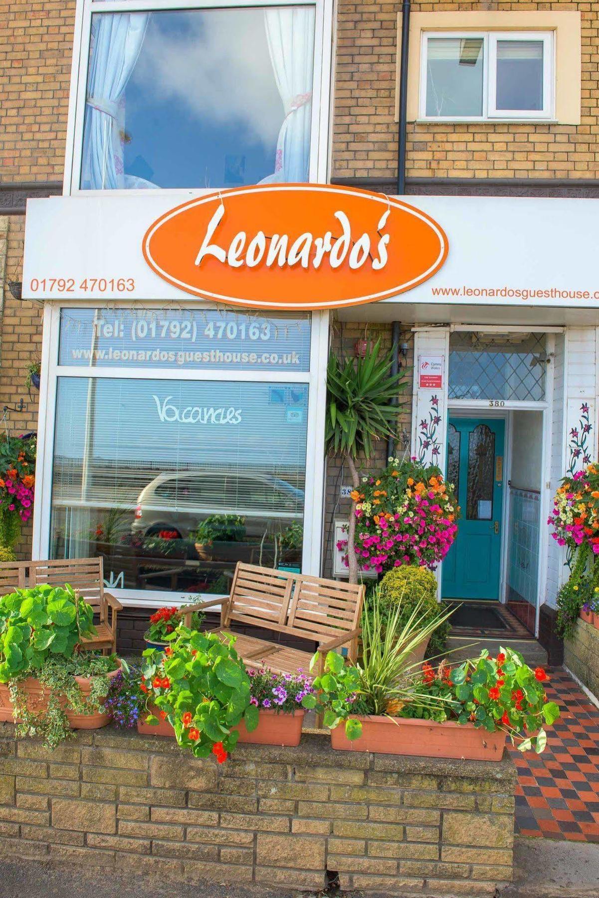 Leonardos Guest House Swansea Exterior foto
